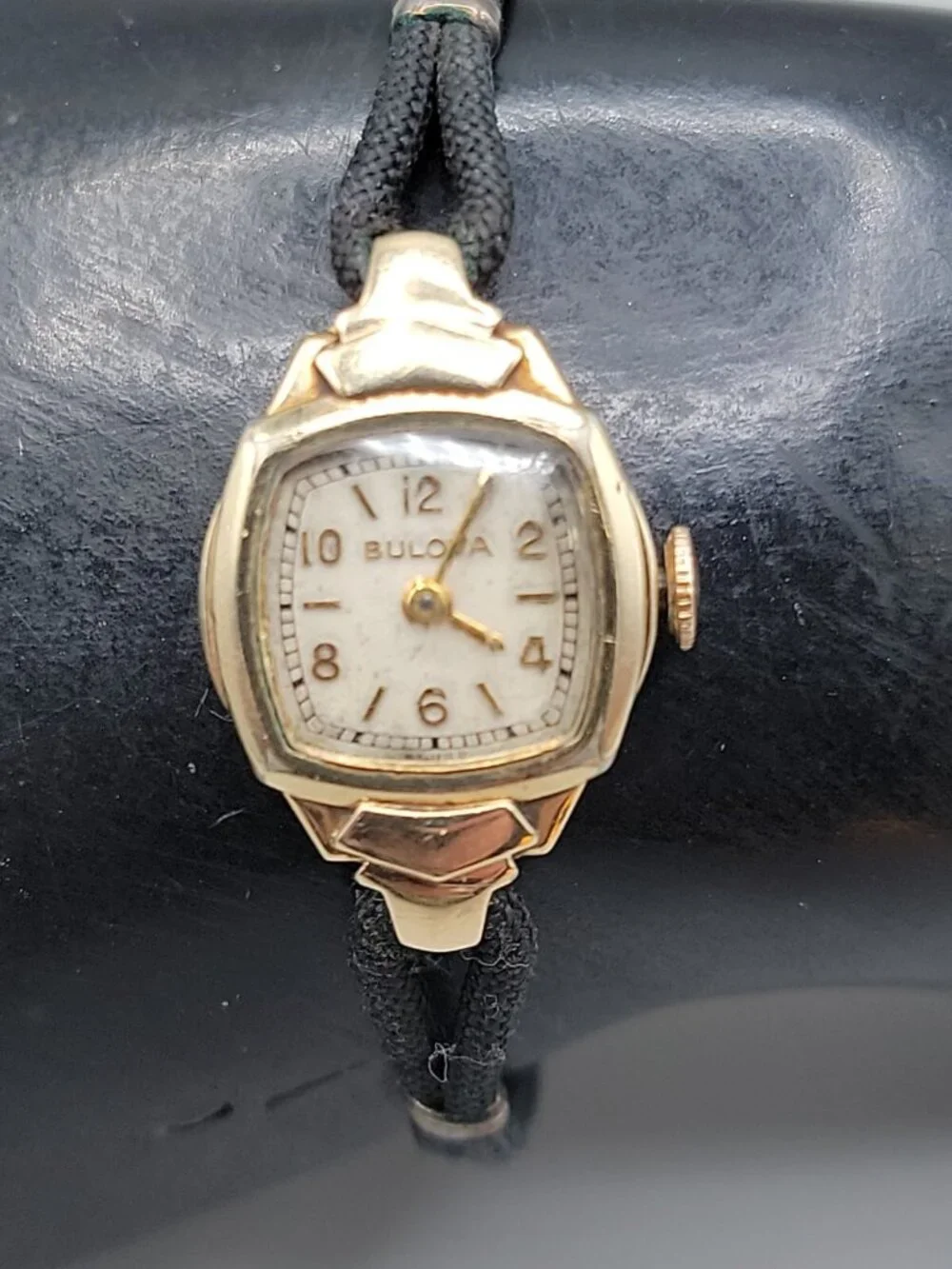VTG Bulova Ladies 1940s Dolly Madison Watch 10kgp 5.5